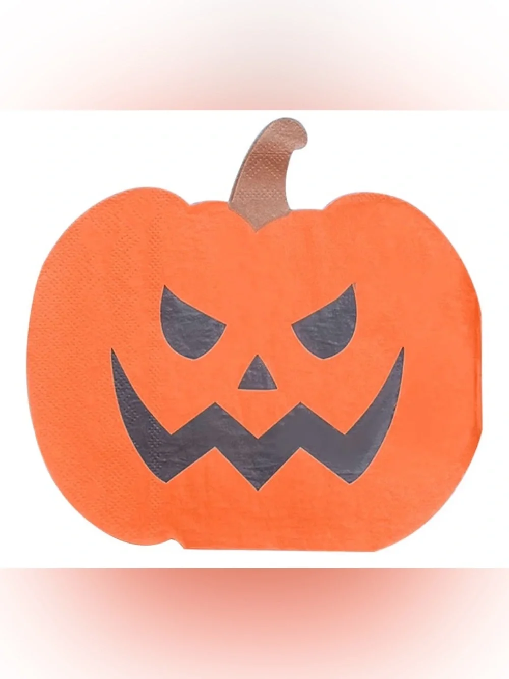 Halloween Pumpkin Jack-O'-Lantern Paper Napkins